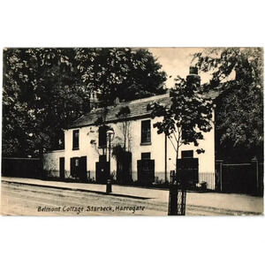 Belmont Cottage. Starbeck Harrogate Postcard